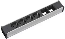 Bachmann maitinimo juosta 4 lizdai 3,7 m sidabro (912.007)