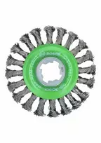 Bosch X-LOCK šepetys 115 mm iš rištos vielos