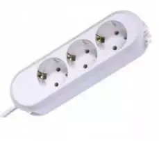 Bachmann lizdų juosta SMART 3 krypčių, balta 3,0 m, be jungiklio