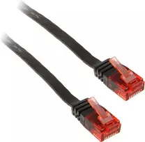 InLine kabelis sieciowy U/UTP/ 1000Mbit/ Cat.6/ RJ45/ 10m Juodas (71600S)
