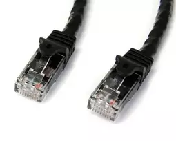 StarTech.com N6PATC5MBK tinklo kabelis 5 m Cat6 U/UTP (UTP) Juoda