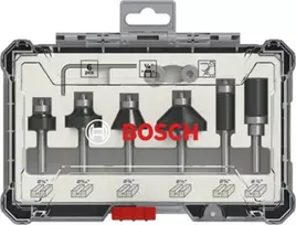 Frezų rinkinys Bosch 2607017470; 1/4''; 6 vnt.