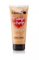 I Love Originals Mango & Papaya Exfoliating Dušo želė For All Skin Types, 200 ml
