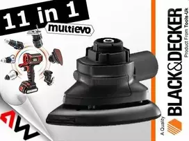 Black & Decker „Juodas & Decker MULTIEVO“ orbitinio šlifuoklio galvutė Juodas & Decker [MTSA2-XJ]