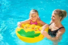 BESTWAY pripučiamas plaustas Surf Buddy 84cm x 56cm, assort., 42049