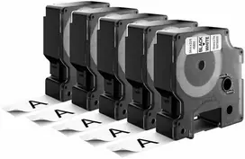 DYMO S0720830 D1 Juostelė 19mm x 7m (balta / juodas šifras)