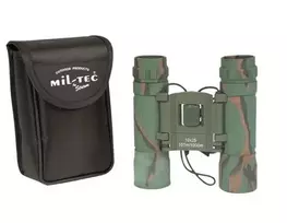 Mil-Tec Kompaktiški žiūronai 10x25, WOODLAND