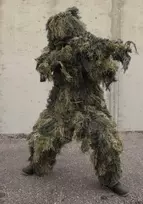 Mil-Tec GHILLIE ANTI FIRE 4 dalių maskuojantis kostiumas, WOODLAND