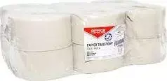 Office Products Biuro gaminiai Perdirbtas tualetinis popierius Jumbo 1-sluoksnis 120m pilkas 12vnt.