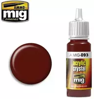 AMMO by MIG Jimenez AMMO MIG akriliniai dažai Crystal Raudona 17 ml – stiklo efektui (0093)