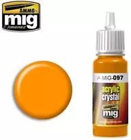 AMMO by MIG Jimenez AMMO MIG akriliniai dažai Crystal Oranžinis 17ml stikliniam efektui