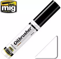AMMO by MIG Jimenez AMMO MIG Oilbrusher 3501 Balta – aliejiniai dažai su teptuku modeliams