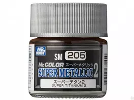 Mr Hobby Mr.Color Super Metallic II SM-205 Super Titanium II nitro dažai 10 ml