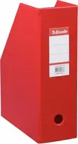 Esselte Popierinis konteineris, A4 žurnalų sulankstymas PVC 100mm raudonos (10K215B)