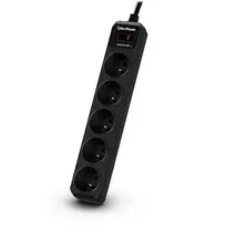 CyberPower Tracer III B0520SC0-FR surge protector Juodas 5 AC outlet(s) 200 - 250 V 1.8 m