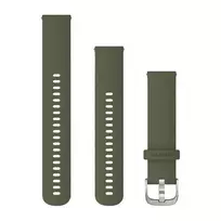 Išmaniojo laikrodžio Garmin greitai atsegamas, silikoninis dirželis, Žalios spalvos, 20mm