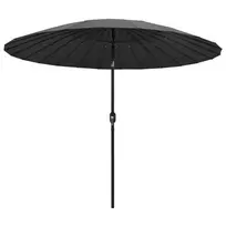 Lauko skėtis nuo saulės su aliuminio stulpu, antracito, 270cm
