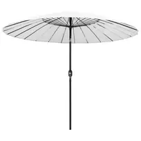 Lauko skėtis nuo saulės su aliuminio stulpu, smėlio, 270cm
