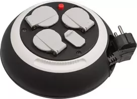 Ilgintuvas su rite BRENNENSTUHL COMFORT, 3 vietų, 2 USB, 3 m