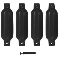 Valties bortų apsaugos, 4vnt., juodos spalvos, 41x11,5cm, PVC