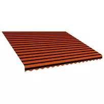 Markizės uždangalas nuo saulės, oranžinis ir rudas, 400x300cm