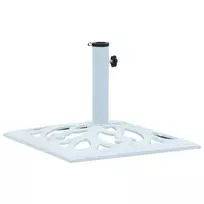 Skėčio pagrindas, baltos spalvos, ketus, 12kg, 49cm