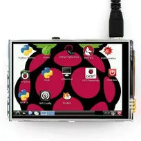 Oem Jutiklinis Varžinis GPIO Ekranas Raspberry Pi Mikrokompiuteriui - LCD TFT 3.5'