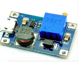 Oem DC/DC Įtampos keitiklis su potenciometru 2V-24V į 5V-28V 2577 (STEP UP)