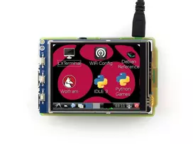 Oem Waveshare varžinis lietimui jautrus ekranas Raspberry Pi mikrokompiuteriui - LCD TFT 3.2" (B) 320x240px GPIO