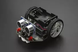 DFRobot micro: Maqueen edukacinė programuojama roboto platforma Micro:bit Makecode 3x AAA