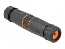Delock kabelio jungtis RJ45 lizdas RJ45 lizdas Cat.6A atsparus vandeniui