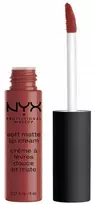 NYX Matiniai lūpų dažai Soft Matte Lip Cream, 8 ml, spalva - Rome