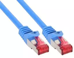 InLine Patch kabelis Cat.6, S/FTP (PiMf), 250MHz, mėlynos spalvos – 5m