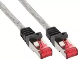 InLine patch cable Cat.6, S/FTP (PiMf), 250MHz, skaidrus - 3m