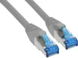 InLine patch kabelis Cat.6A, S/FTP (PiMf), 500MHz, pilkas - 5m