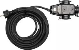 YATO ilgiklis su 3 lizdais 10m 3x1,5mm2 IP44 16A H07RN-F 8116