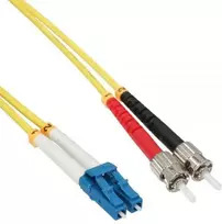 InLine šviesolaidinis pataisos laidas LC/ST 9/125 µm OS2 2m (88902)