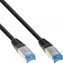 InLine - Komutacinis kabelis - RJ-45 (M) - RJ-45 (M) - 7.5m - SFTP, PIMF - CAT 6A - Lauko, apvalus, sukapotas - Juodas (72807S)