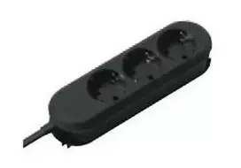 Bachmann lizdų juosta SMART 3 krypčių, juoda 1,5 m, be jungiklio