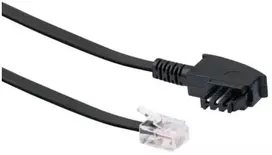 Schwaiger Schwaiger DSL kabelis RJ12 6P2C -> TAE-F 6P4C 6m juodas (TAL6532533) - AP185061