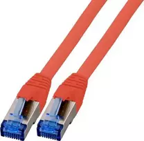Efb Elektronik EFB RJ45 Komutacinis kabelis S/FTP, Cat.6A, Cat.7 RohCable TPE superflex, 0,5 m, raudonas (K5525FRT.0.5)