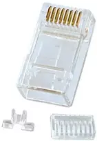 RJ-45 Jungtis - Lindy RJ-45 M CAT6 UTP Užspaudžiamosios Jungtys, 10 Vnt.