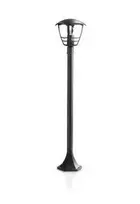 Pastatomas lauko šviestuvas PHILIPS Creek, IP44, 1 x 60 W, E27, juodos sp., ø17,5 x 99,5 cm