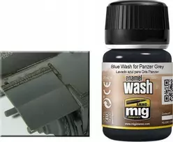 AMMO by MIG Jimenez AMMO MIG mėlynas praplovimas Panzer Pilkas sendinimui, 35 ml (A.MIG-1006)