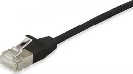Equip Equip Patchkabel Cat6A S/FTP 2xRJ45 0.50m sw (SSTP) Slim