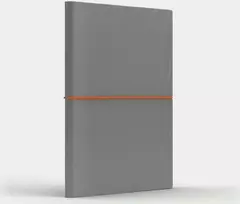 Like U Notebook A5 Fun M šviesiai pilkos / oranžinės spalvos tinklelis