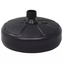 Skėčio pagrindas, juodas, pildomas smėliu/vandeniu, 15l