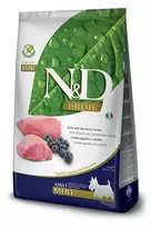 FARMINA N&D PRIME - sausas šunų maistas suaugusiems su ėriena ir mėlynėmis, mini dydžio, 2,5kg
