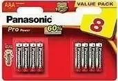 Panasonic PANASONIC Alkalikcé baterijos Pro Power LR03PPG / 8BW AAA 1,5V (BLISTR 8ks) (80265909) - 847081
