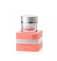 NATURAL COSMETIC Dieninis kremas su rožių aliejumi, 50 ml